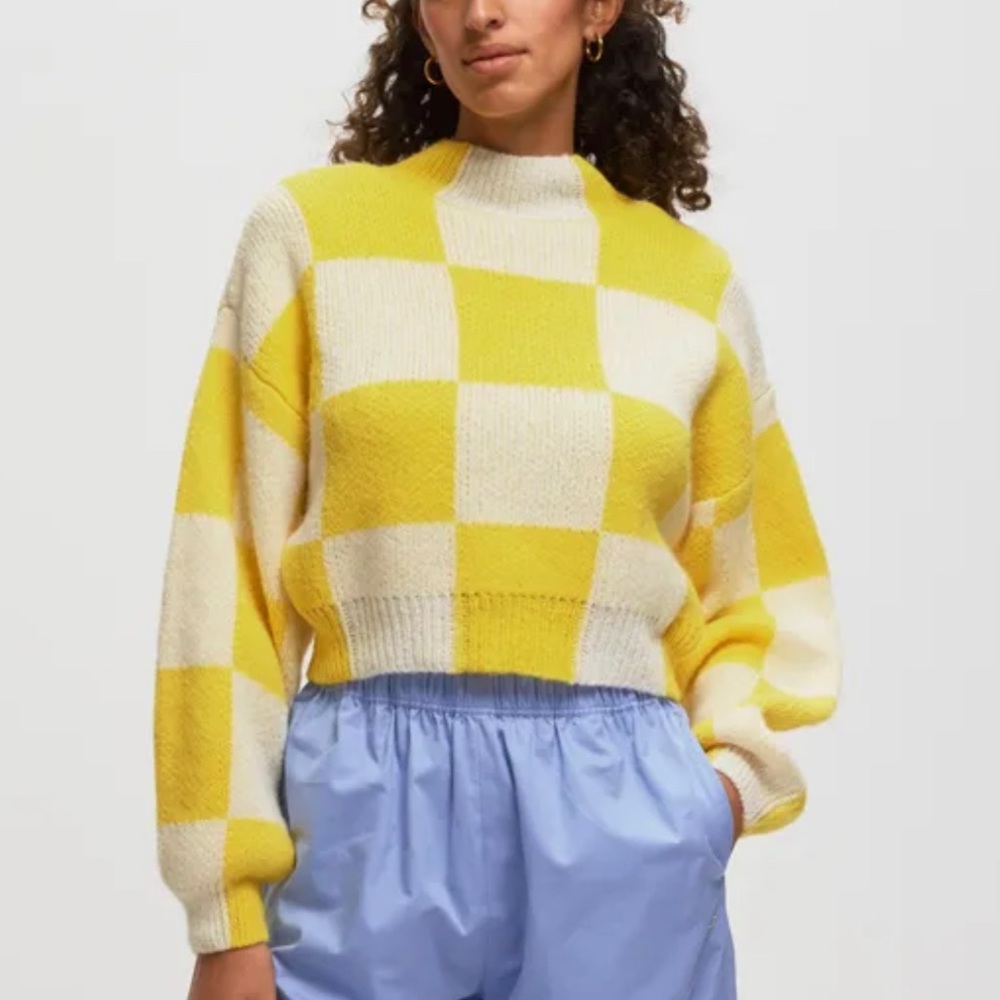 Stone Goya women’s Francesca 1704 Adonis knit brand new mock neck sweater